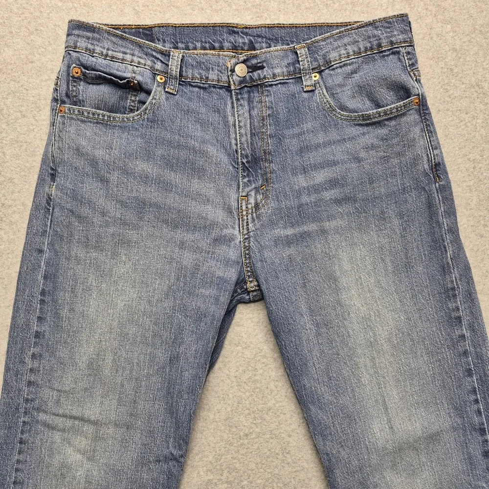 Levis 541 Jeans Mens 34x29 Athletic Tapered Blue Denim Pants Classic Medium Wash